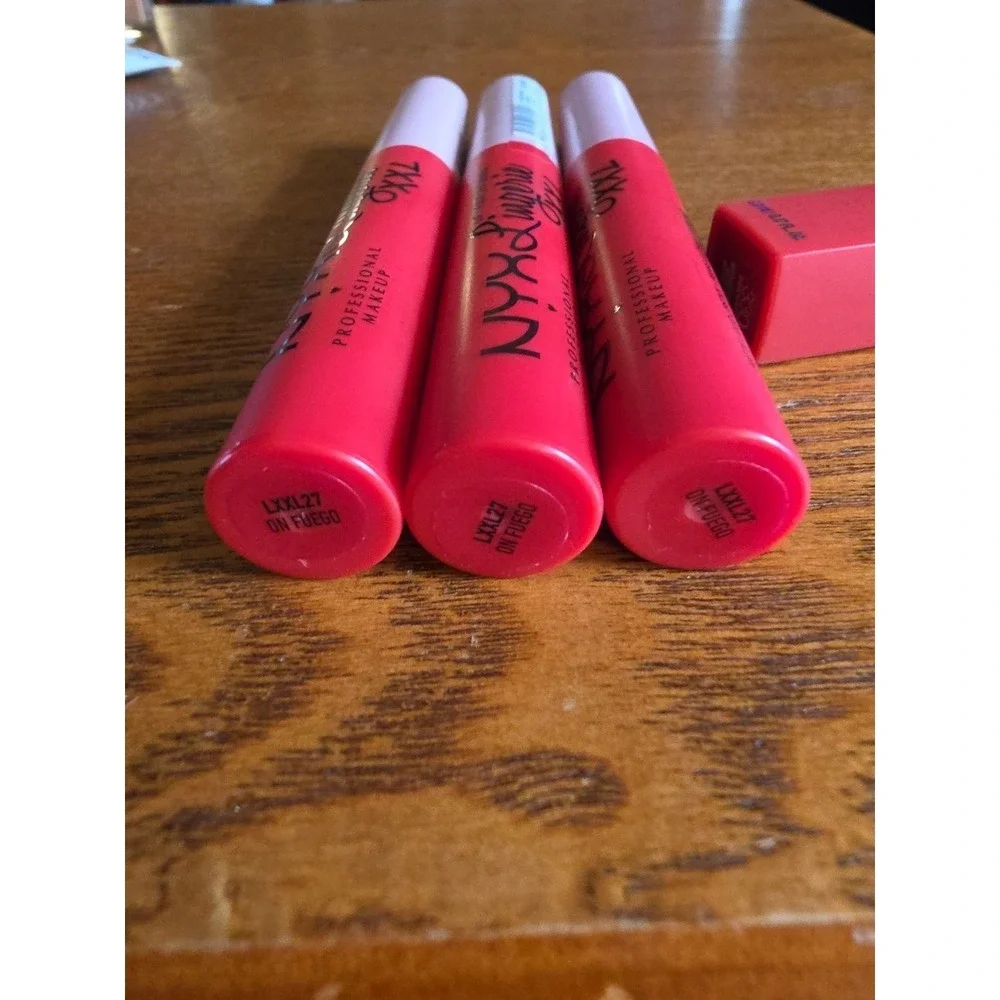 3 NYX Lingerie XXL‎ Lipstick .13 oz 